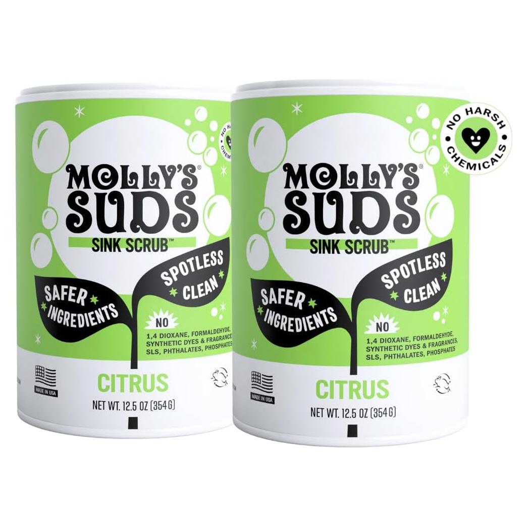 Fregado Multiusos Molly's Suds 2 Paquetes Aroma Cítricos