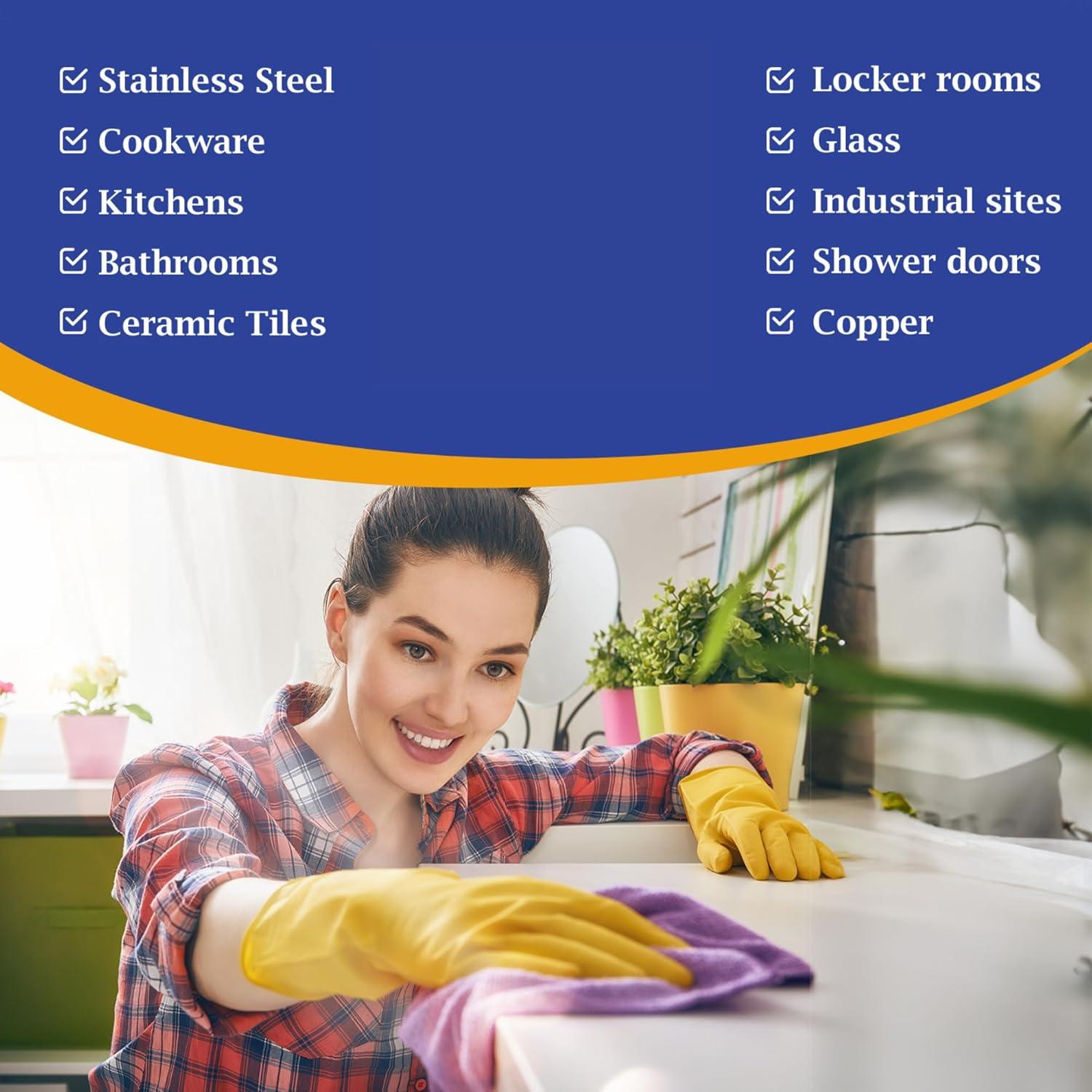 Paquete de 2 Limpiadores Bar-Keeper's Friend 750ml + Toalla y Esponja