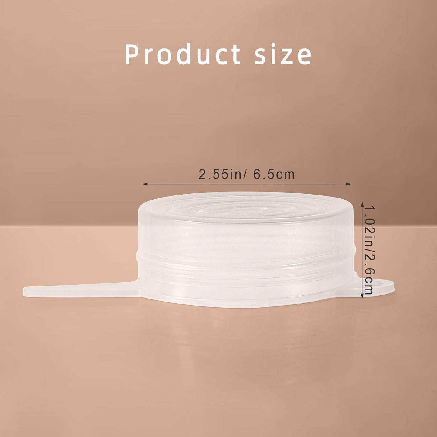 4 Tapas de Silicona para Limpiador Bar Keepers Friend 12oz y 21oz