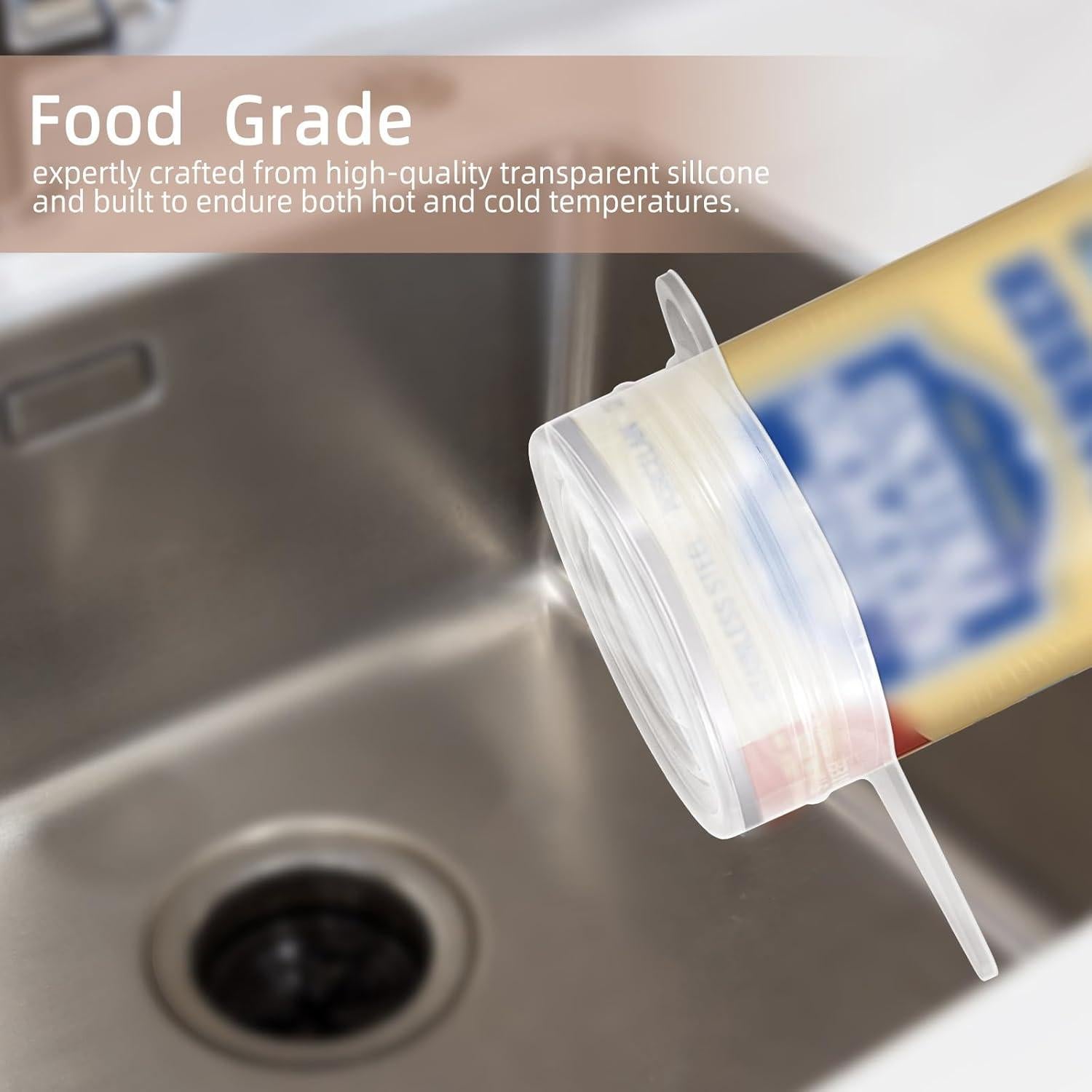 4 Tapas de Silicona para Limpiador Bar Keepers Friend 12oz y 21oz