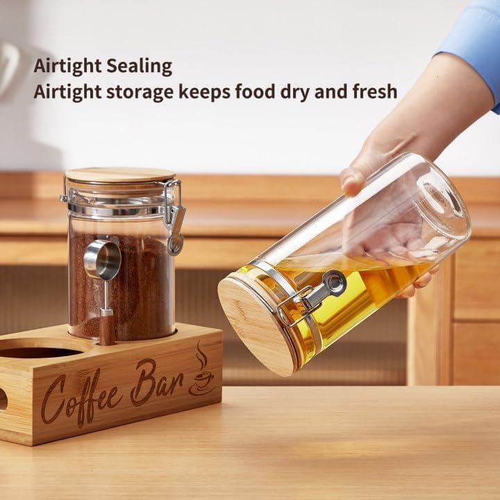 Juego de Tarros de Almacenamiento de Café Spreccio 2x1.42L