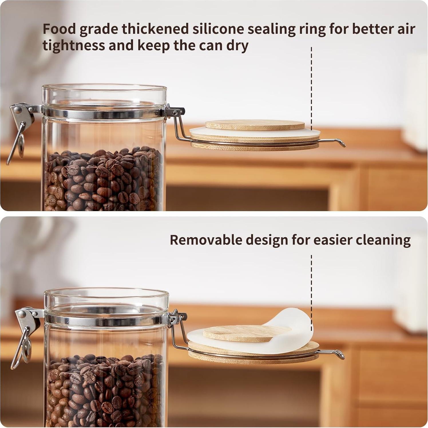 Juego de Tarros de Almacenamiento de Café Spreccio 2x1.42L