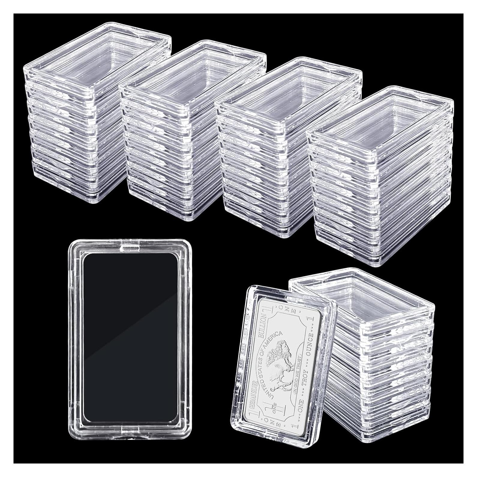 45 Cápsulas de Almacenamiento para Barras de Plata 1 oz HESHUYU