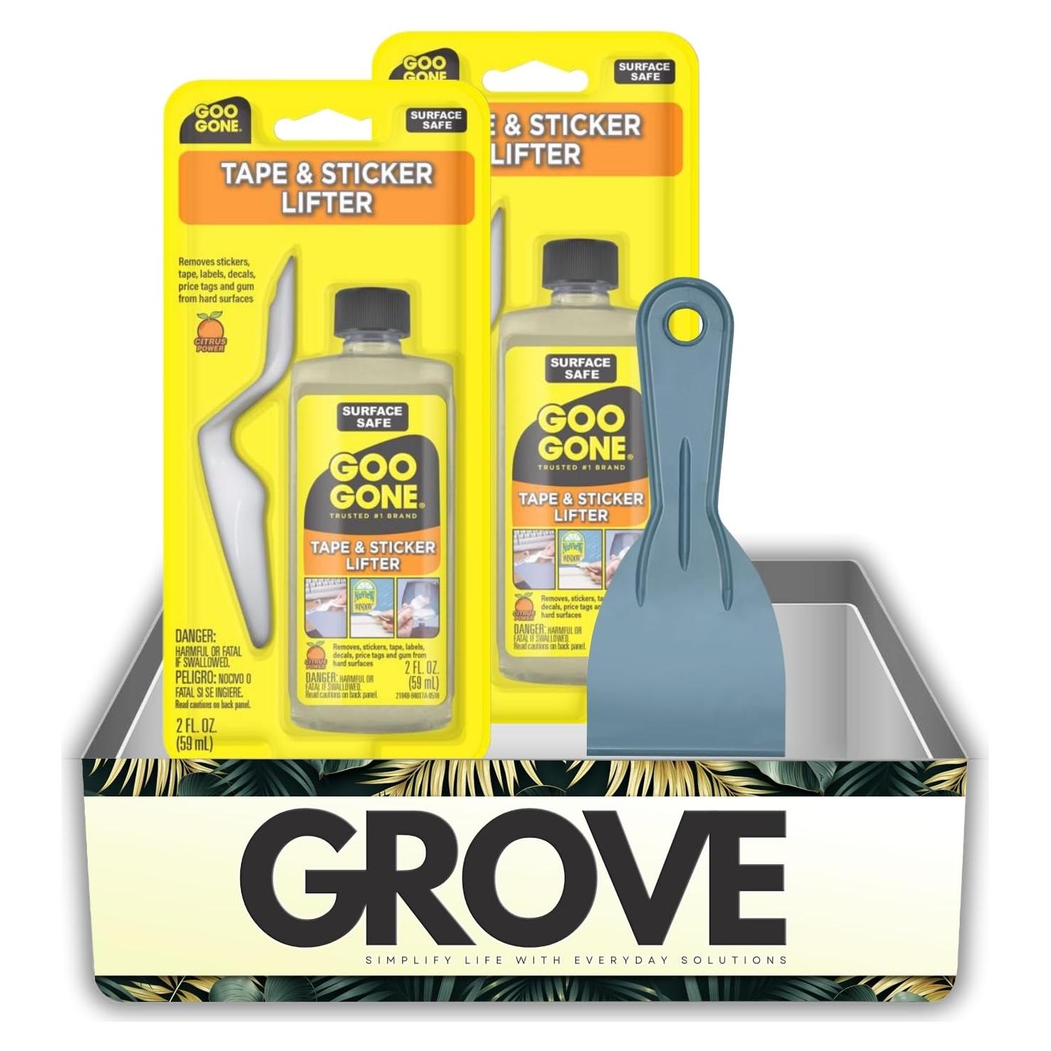 Set de 2 Spray Removedor Adhesivo Goo Gone 60 ml con Raspador