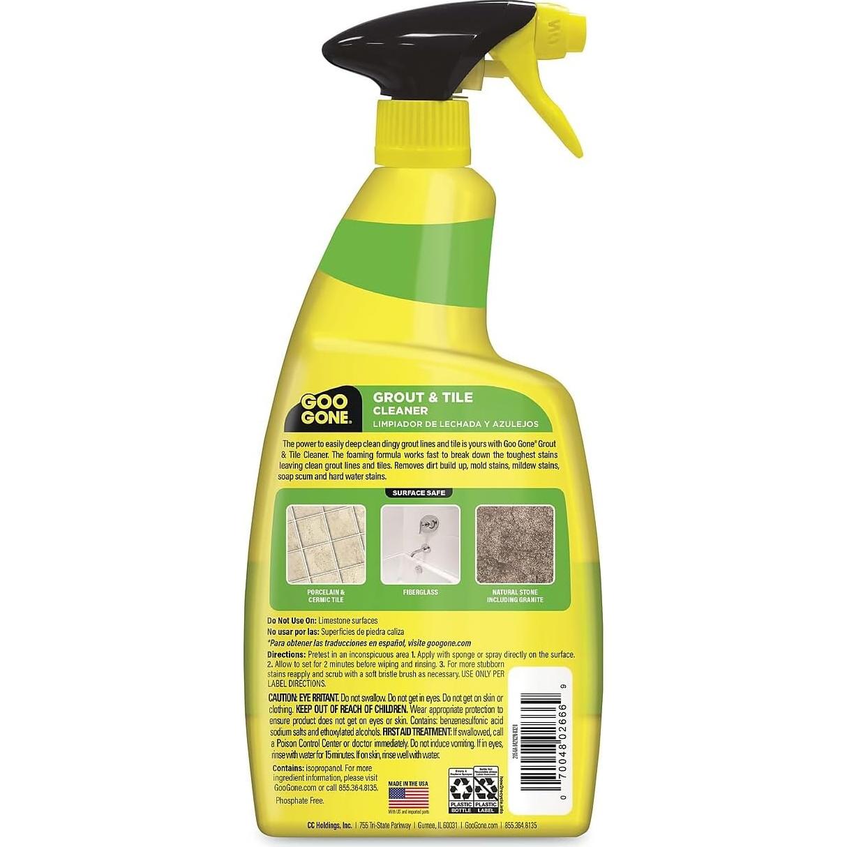 Limpiador de lechada y azulejos Goo Gone 828 ml aroma cítricos