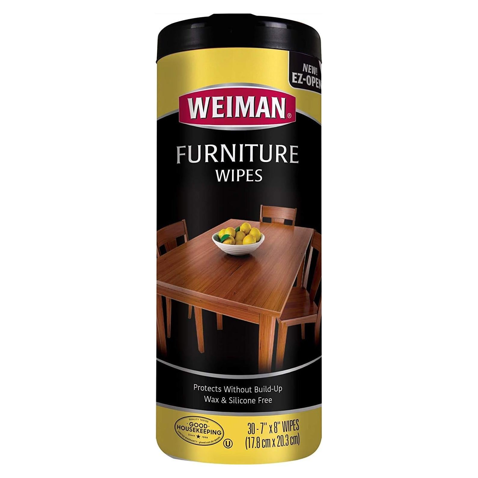 Toallitas para Muebles Weiman 30 Unidades 17.8x20.3 cm