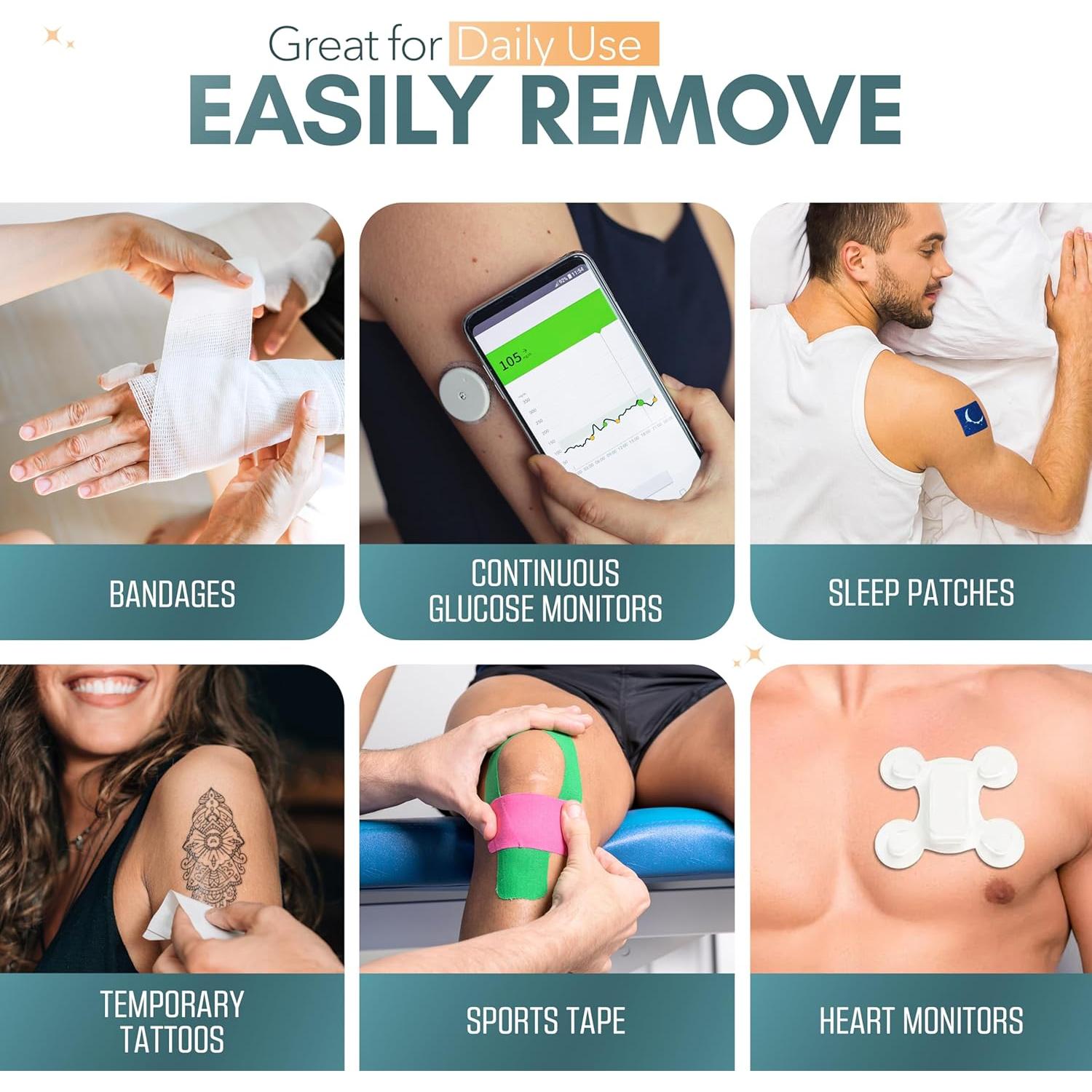 Removedor de Adhesivo Médico Rescue Patch 10mL - Suave y Efectivo