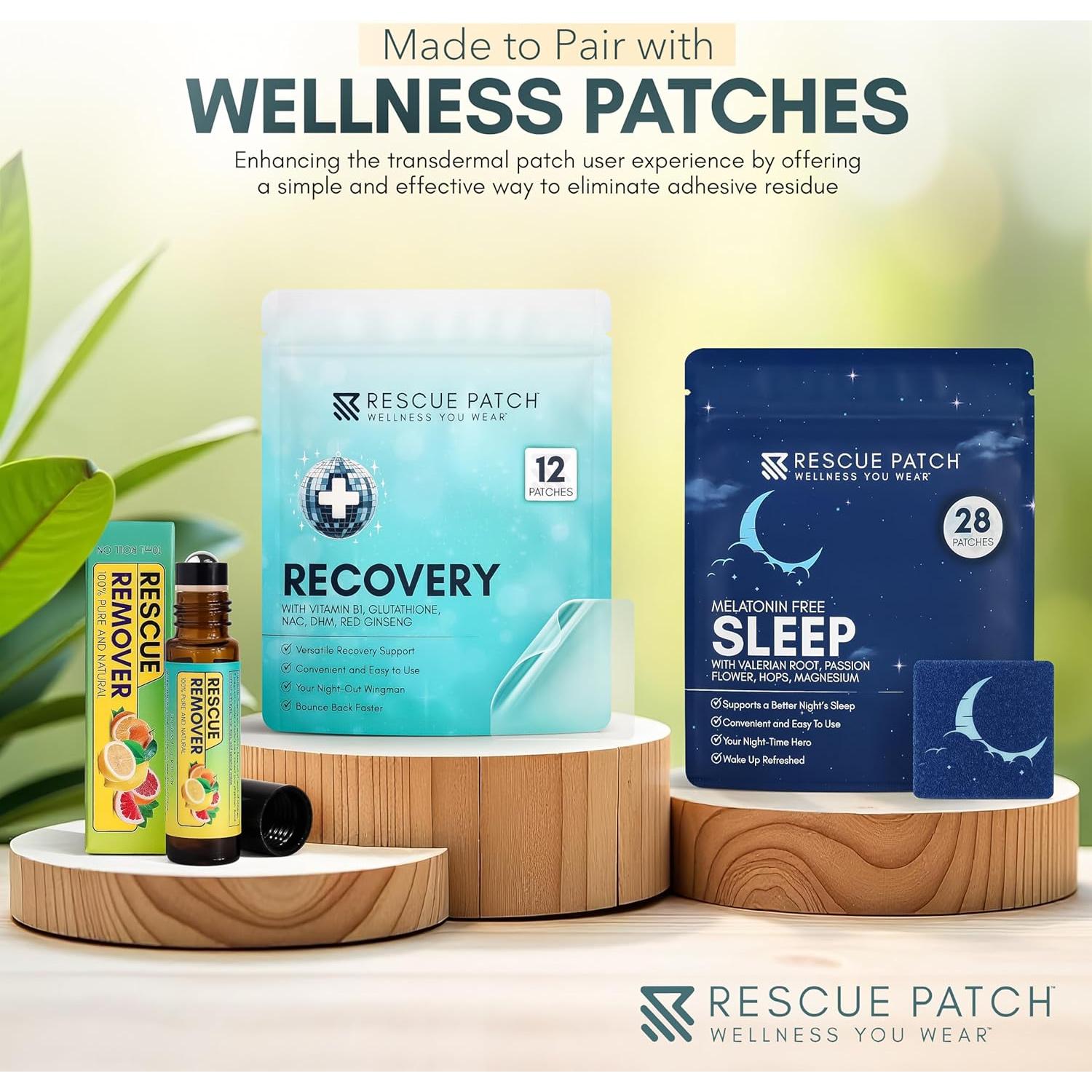 Removedor de Adhesivo Médico Rescue Patch 10mL - Suave y Efectivo