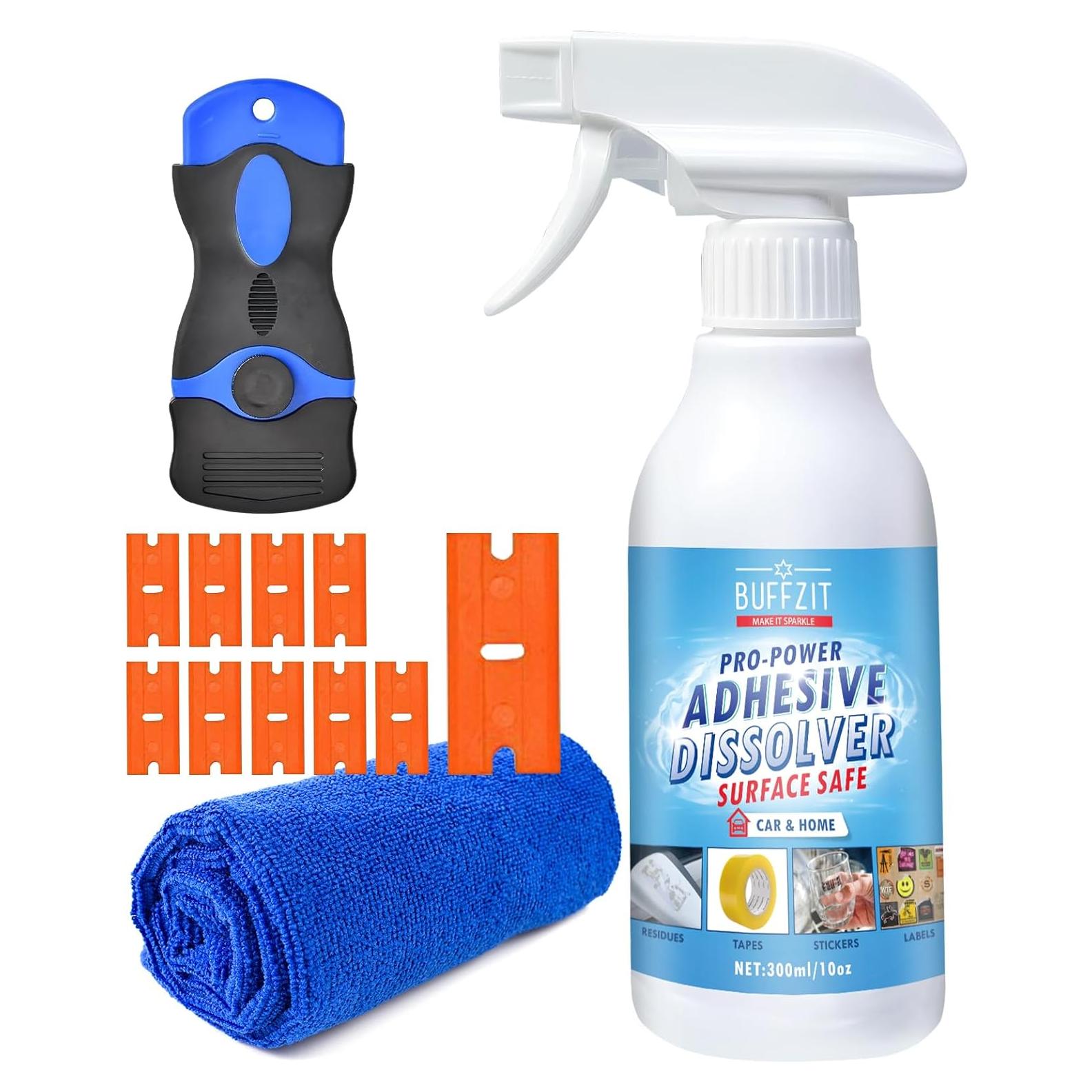 Removedor de Adhesivo Spray BUFFZIT 300ml - Elimina Pegamento y Calcomanías