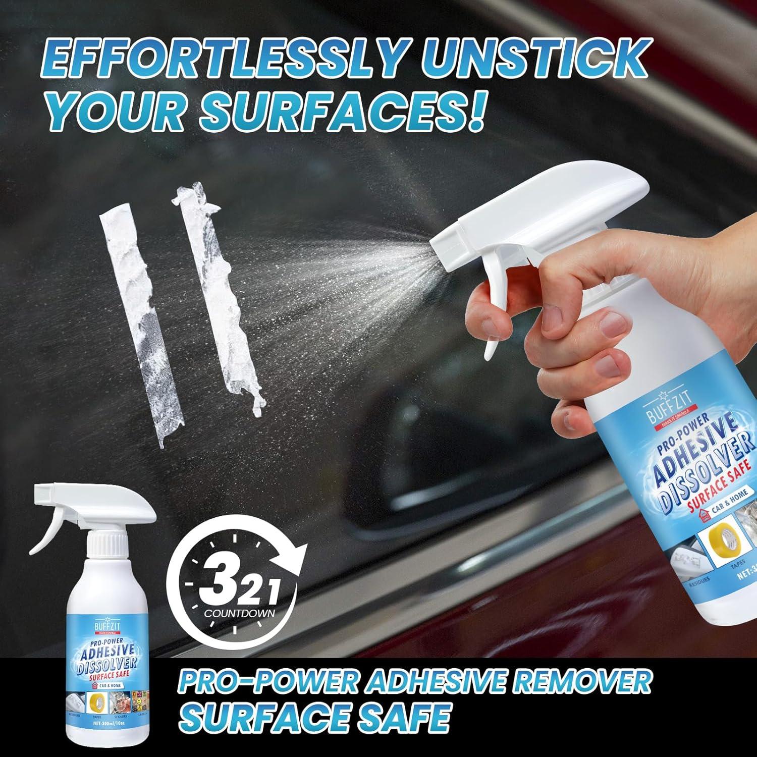 Removedor de Adhesivo Spray BUFFZIT 300ml - Elimina Pegamento y Calcomanías