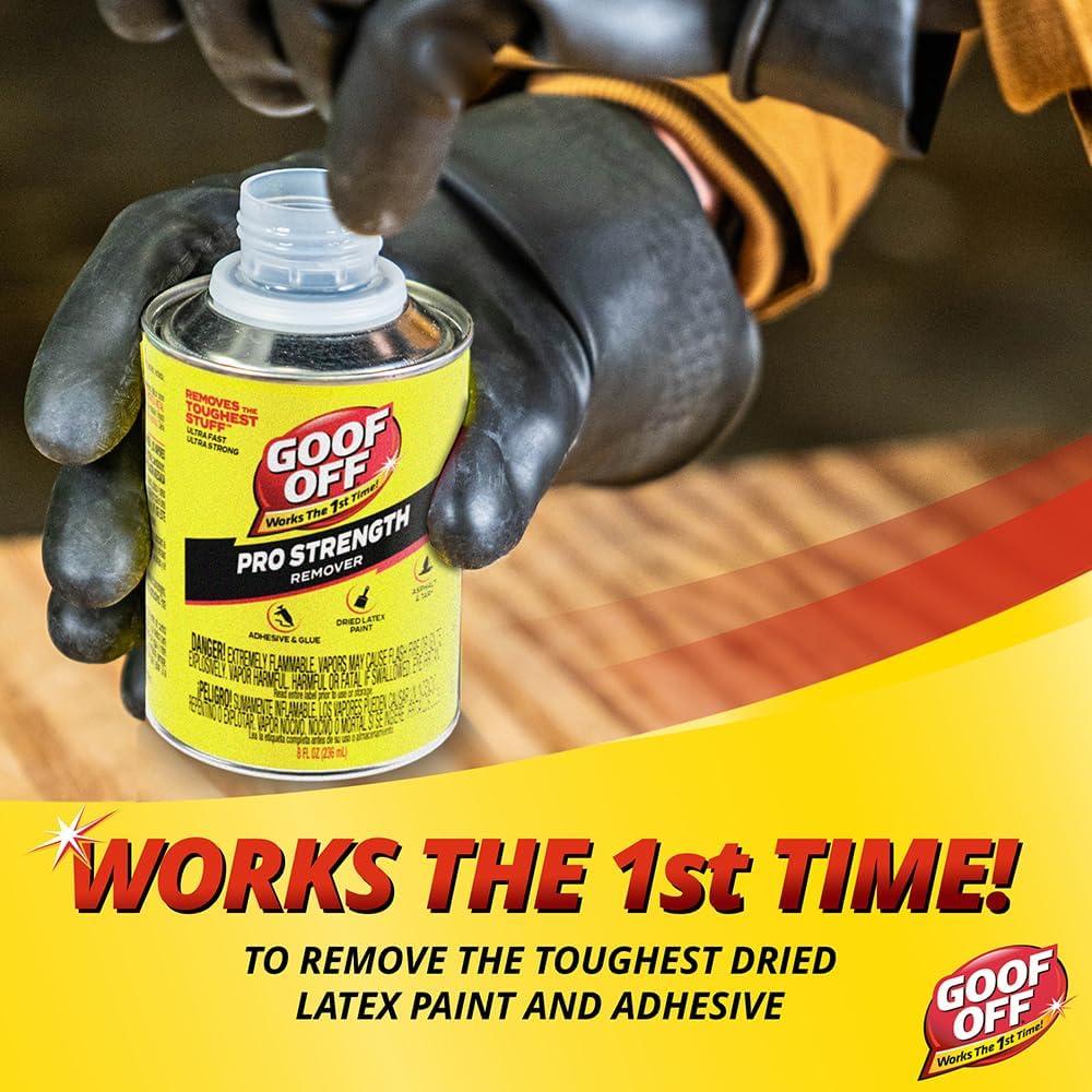 Quitamanchas Goof Off Pro Strength 226.8 g - Elimina Adhesivos