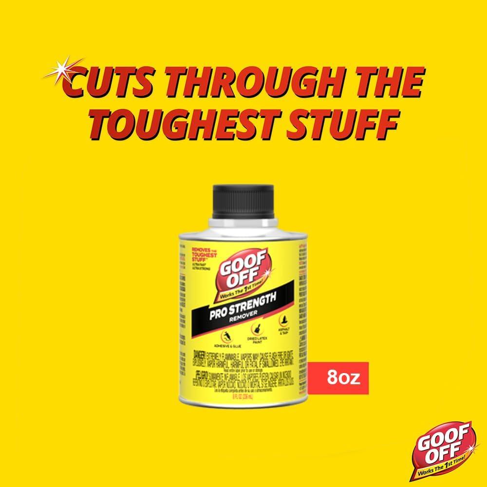 Quitamanchas Goof Off Pro Strength 226.8 g - Elimina Adhesivos