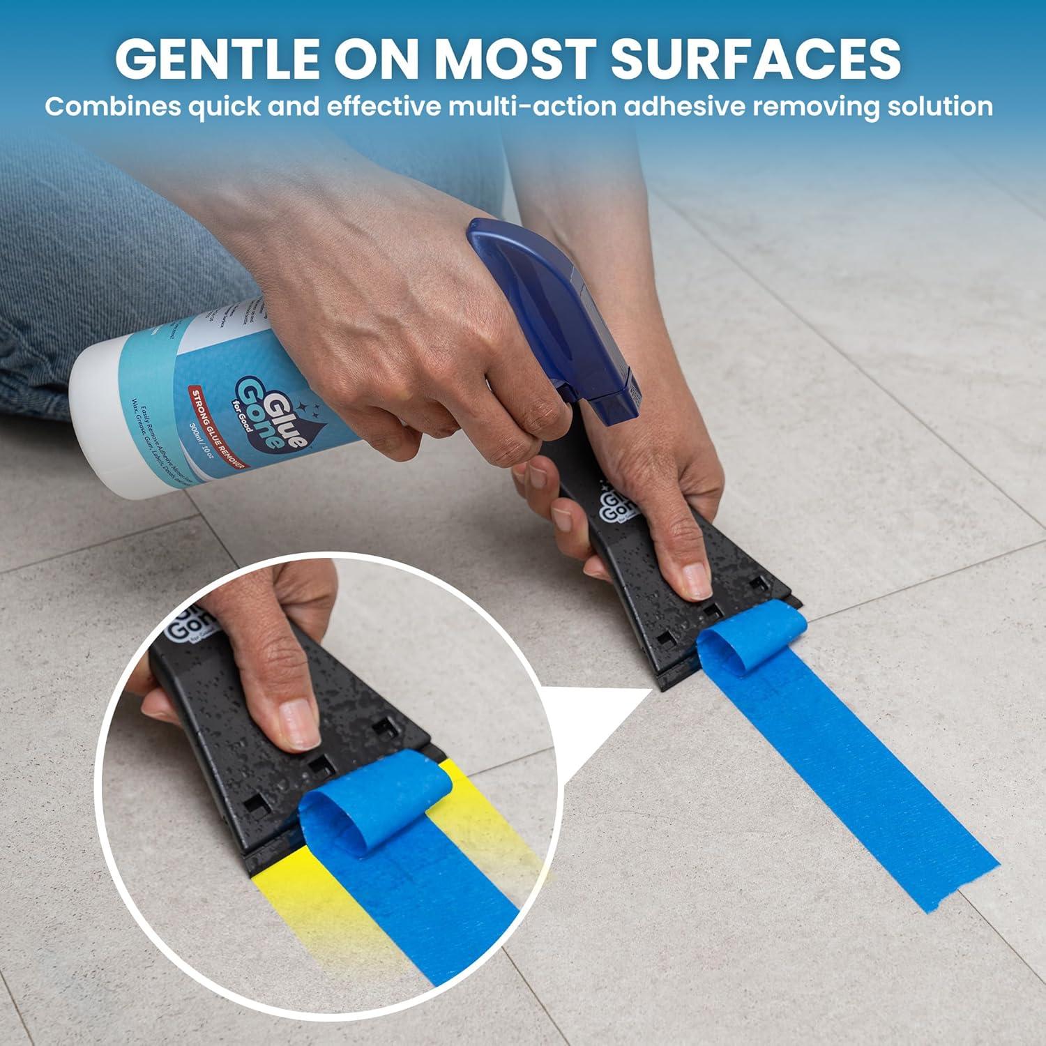 Removedor de Adhesivo Glue Gone 10 oz - Eficaz en Madera, Vidrio y Más