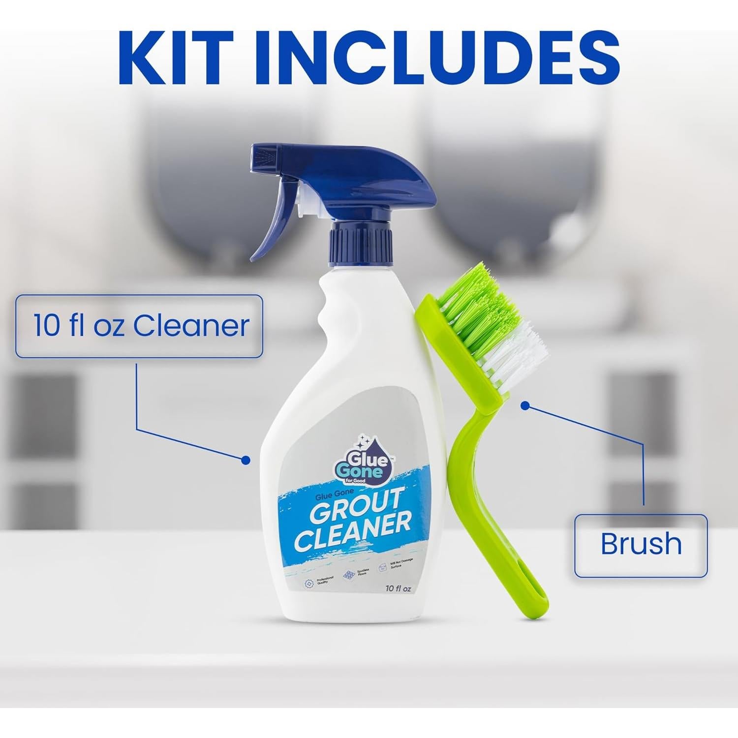 Kit Limpiador de Juntas Perco 295 ml con Cepillo Ergonómico