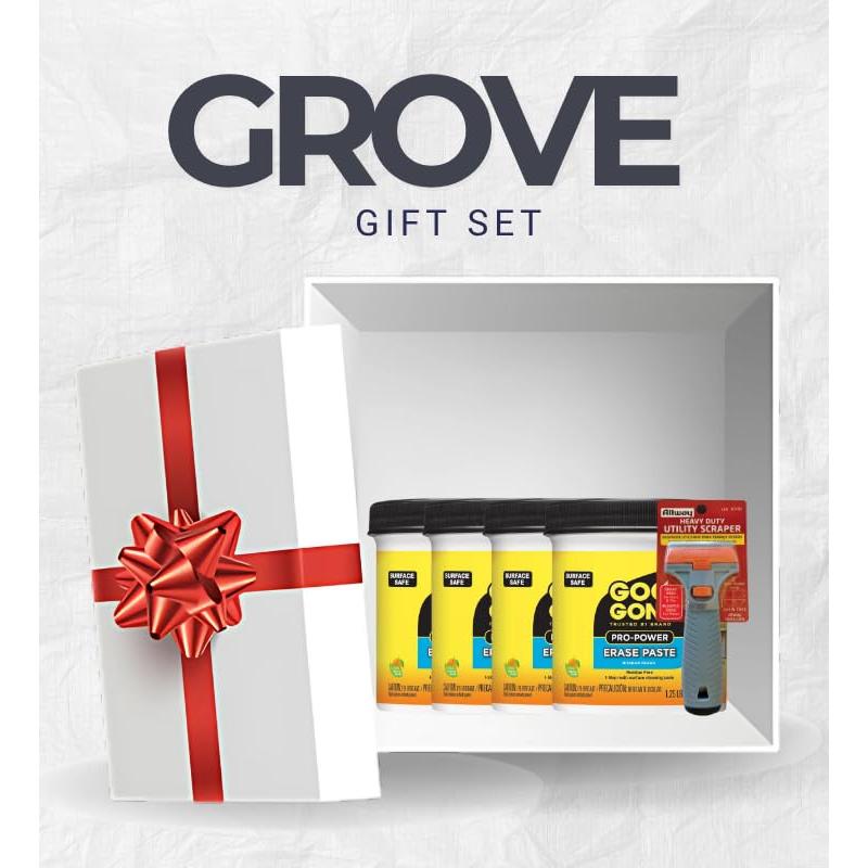 Set de 4 Goo Gone Pasta Removedor 20 oz + Raspador Utilitario