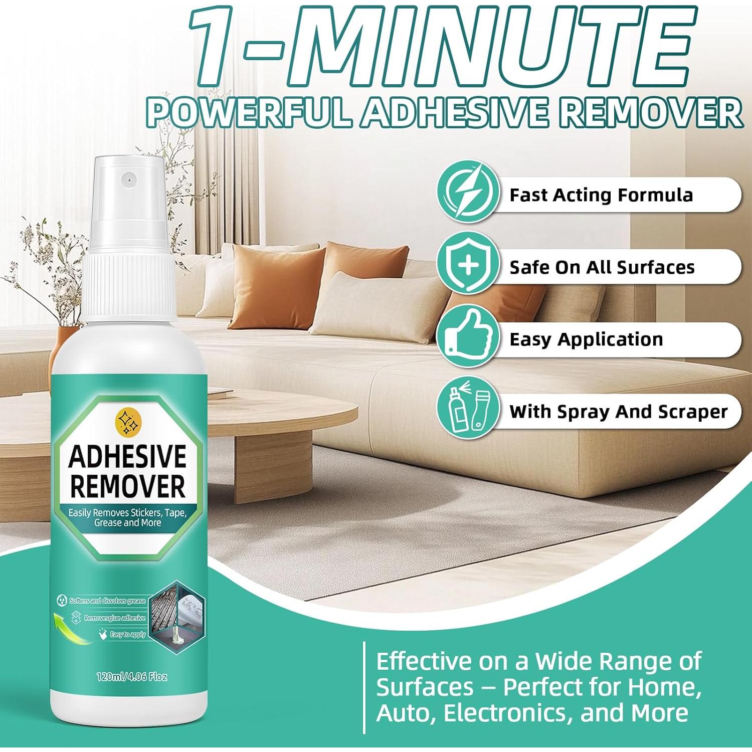 Removedor de Adhesivo en Spray Balldanlu 115g con Raspador