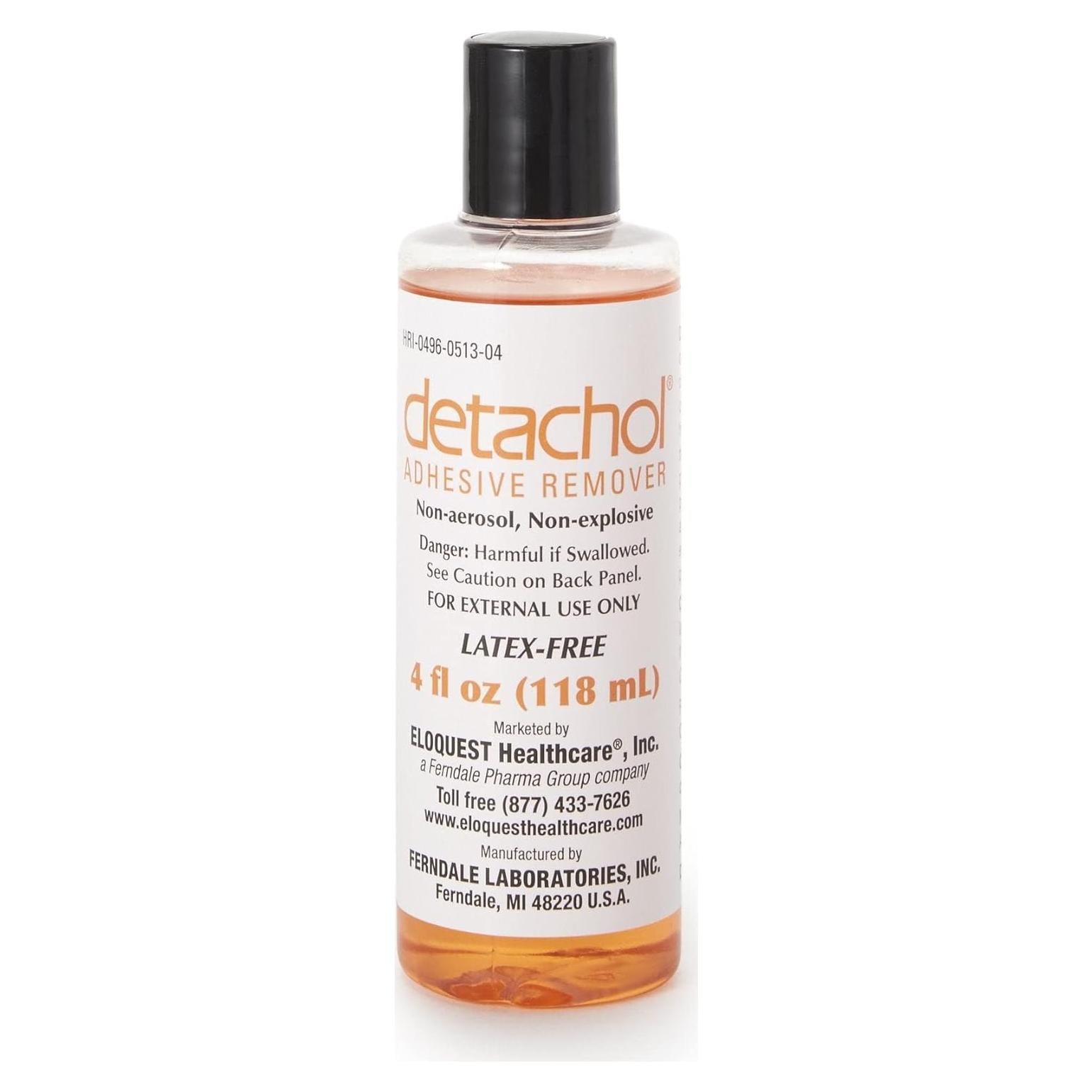 Removedor de Adhesivos Detachol 118ml - Suave para la Piel