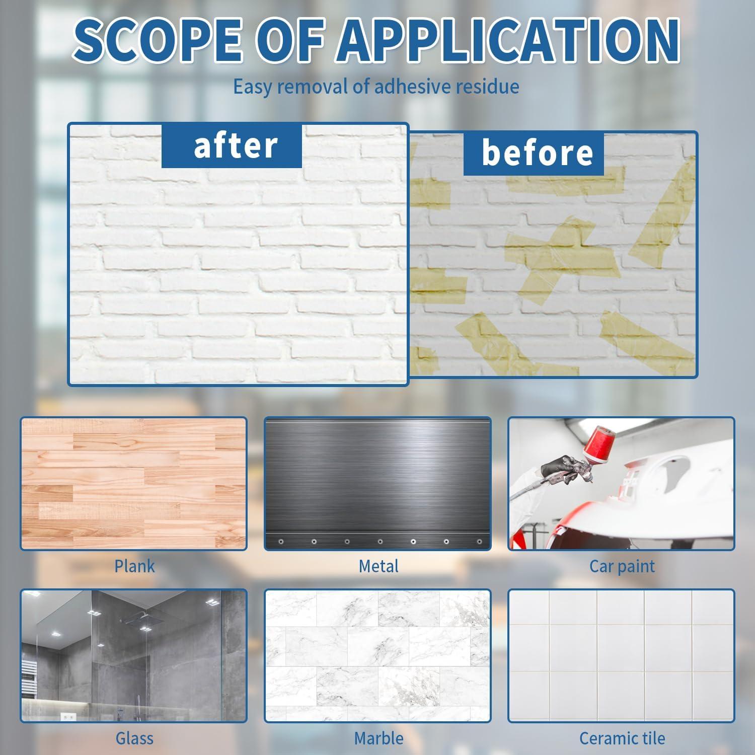 Removedor de Adhesivo Jiffine - 170g - Seguro para Superficies