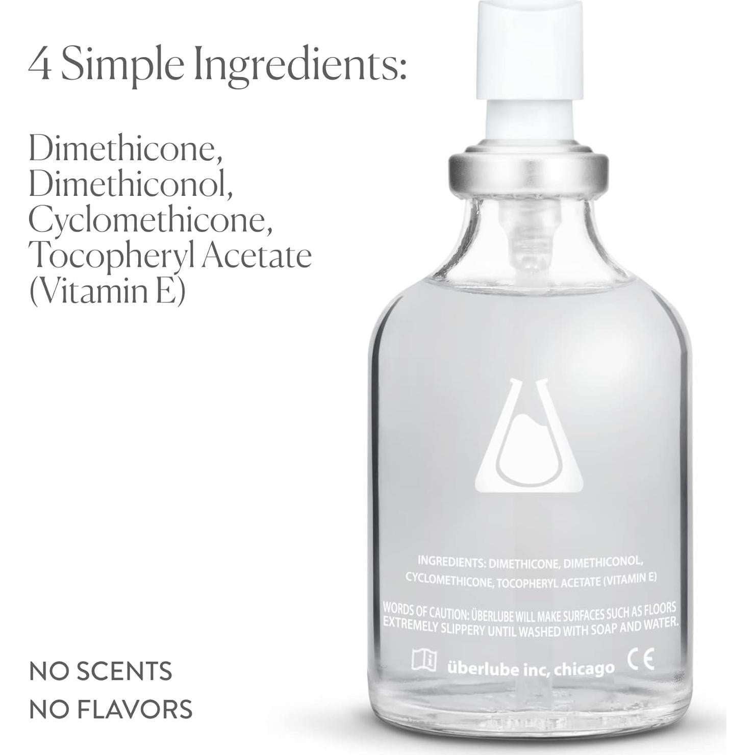 Lubricante de Silicona Uberlube 55ml - Sin Fragancia y Sabor