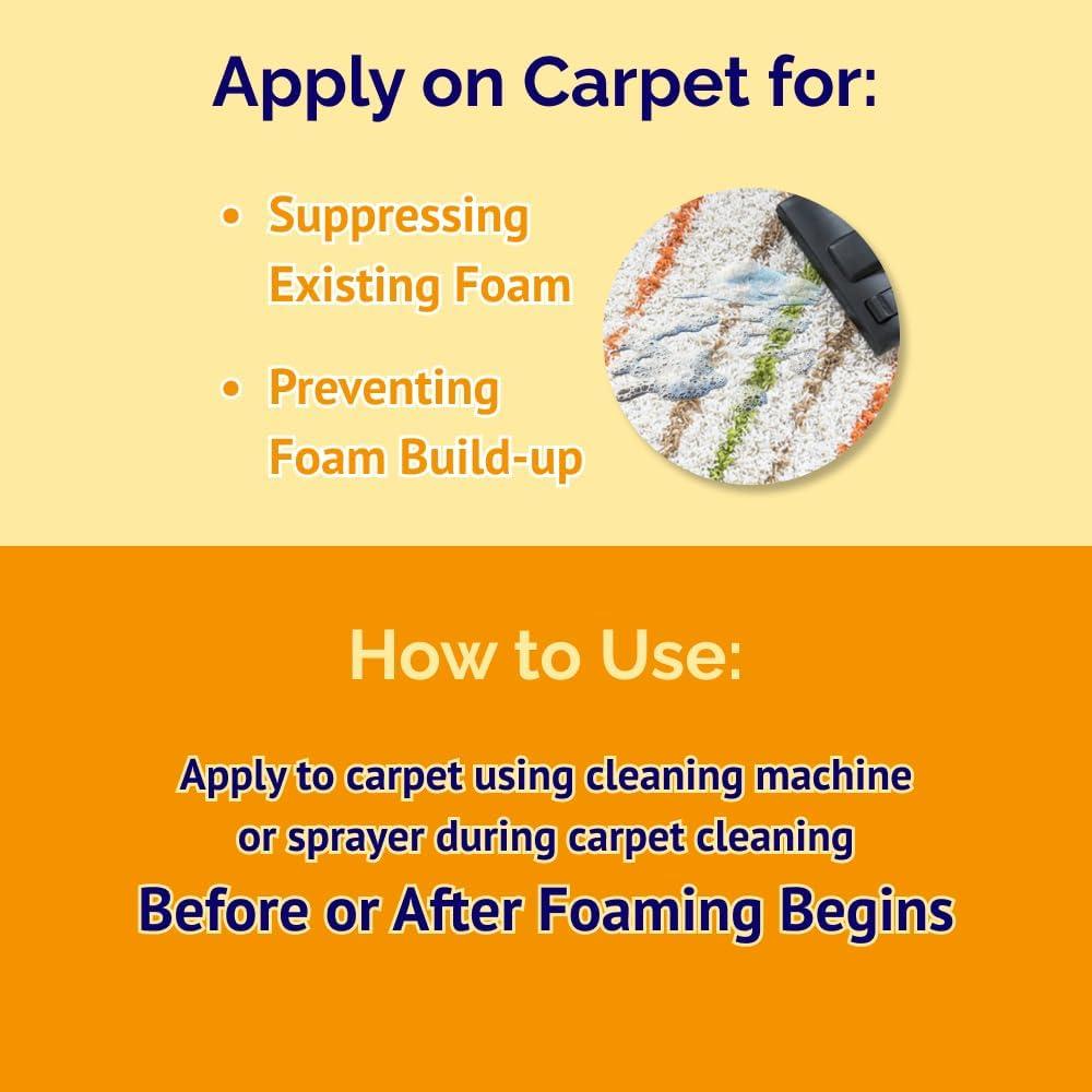 Desespumante Profesional para Alfombras 3.78L - Fuerza Comercial