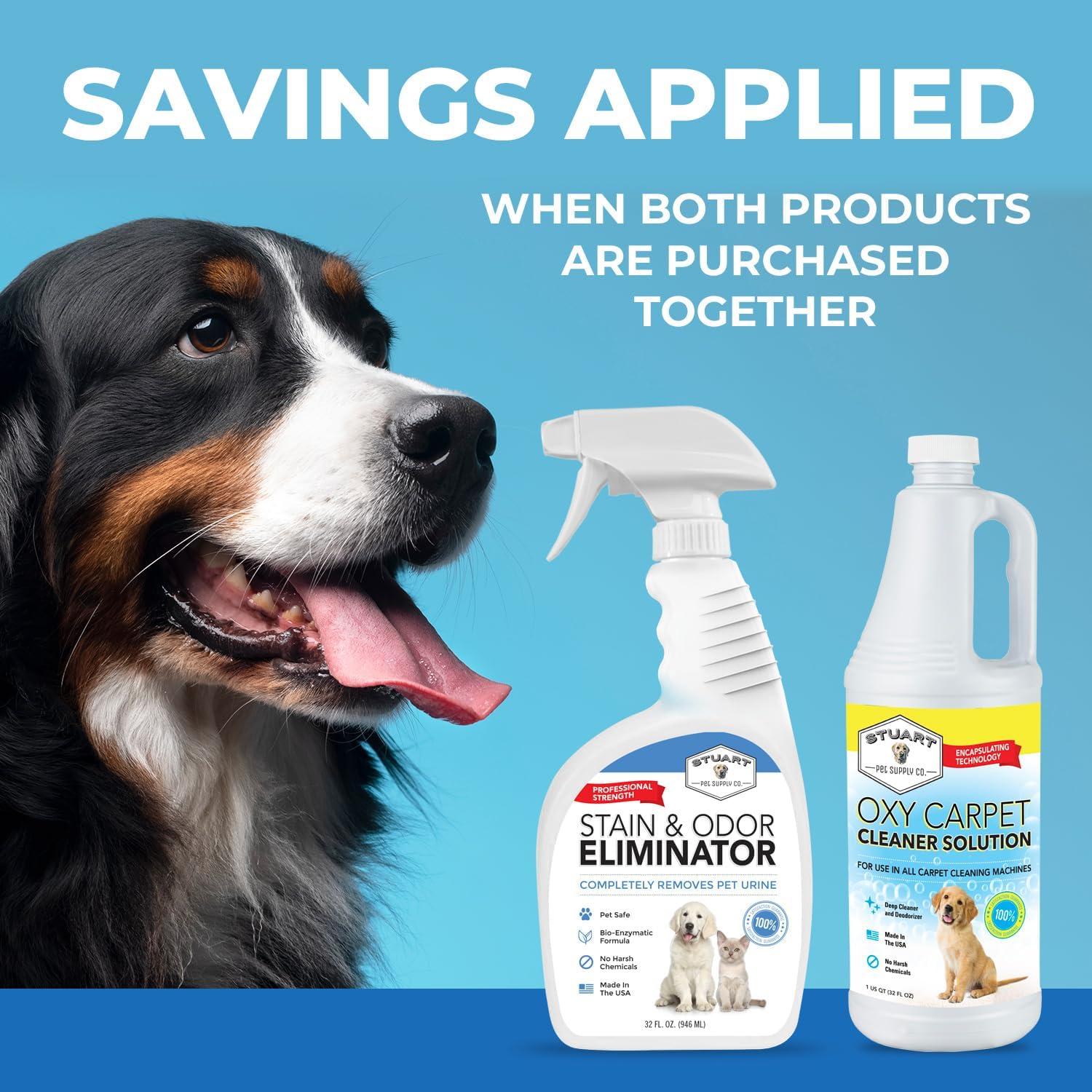 Limpiador de Alfombras Oxy Stuart Pet 0.95L - Elimina Manchas y Olores