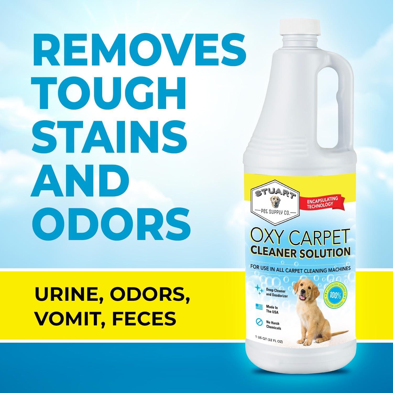 Limpiador de Alfombras Oxy Stuart Pet 0.95L - Elimina Manchas y Olores