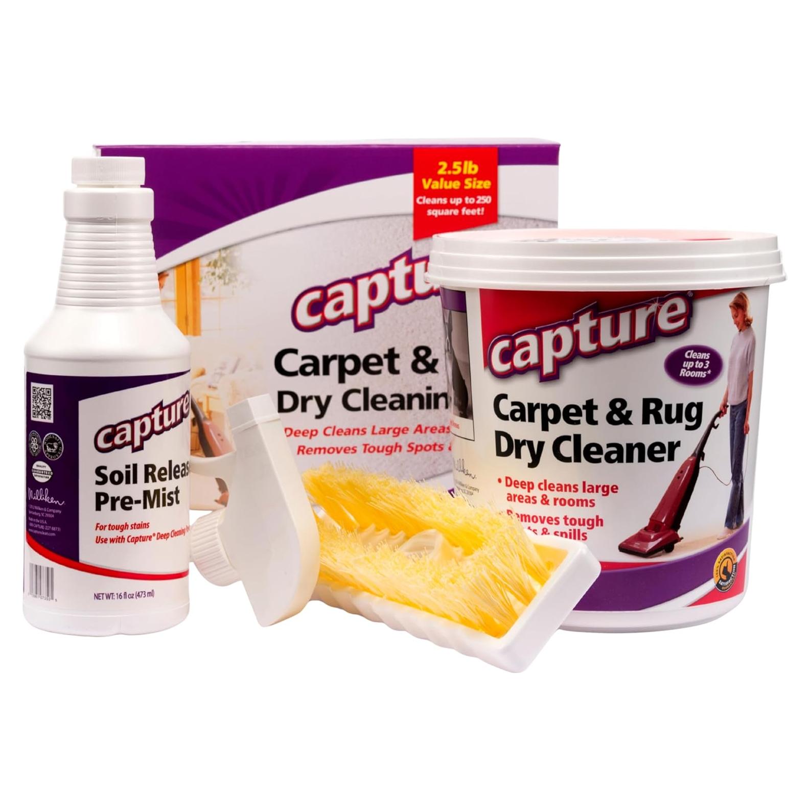 Kit de Limpieza Capture 250 - Limpiador Seco para Alfombras