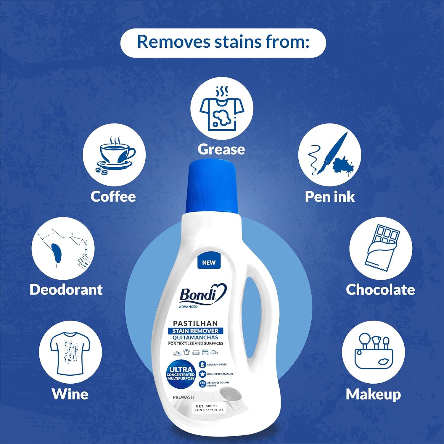 Quitamanchas Pastilhan BondiAdvanced 478 ml - Limpieza Natural