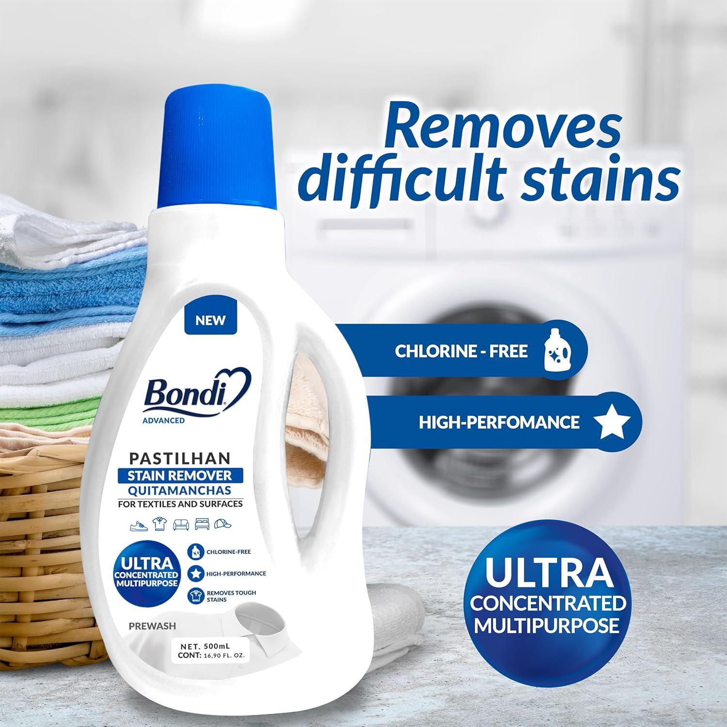 Quitamanchas Pastilhan BondiAdvanced 478 ml - Limpieza Natural