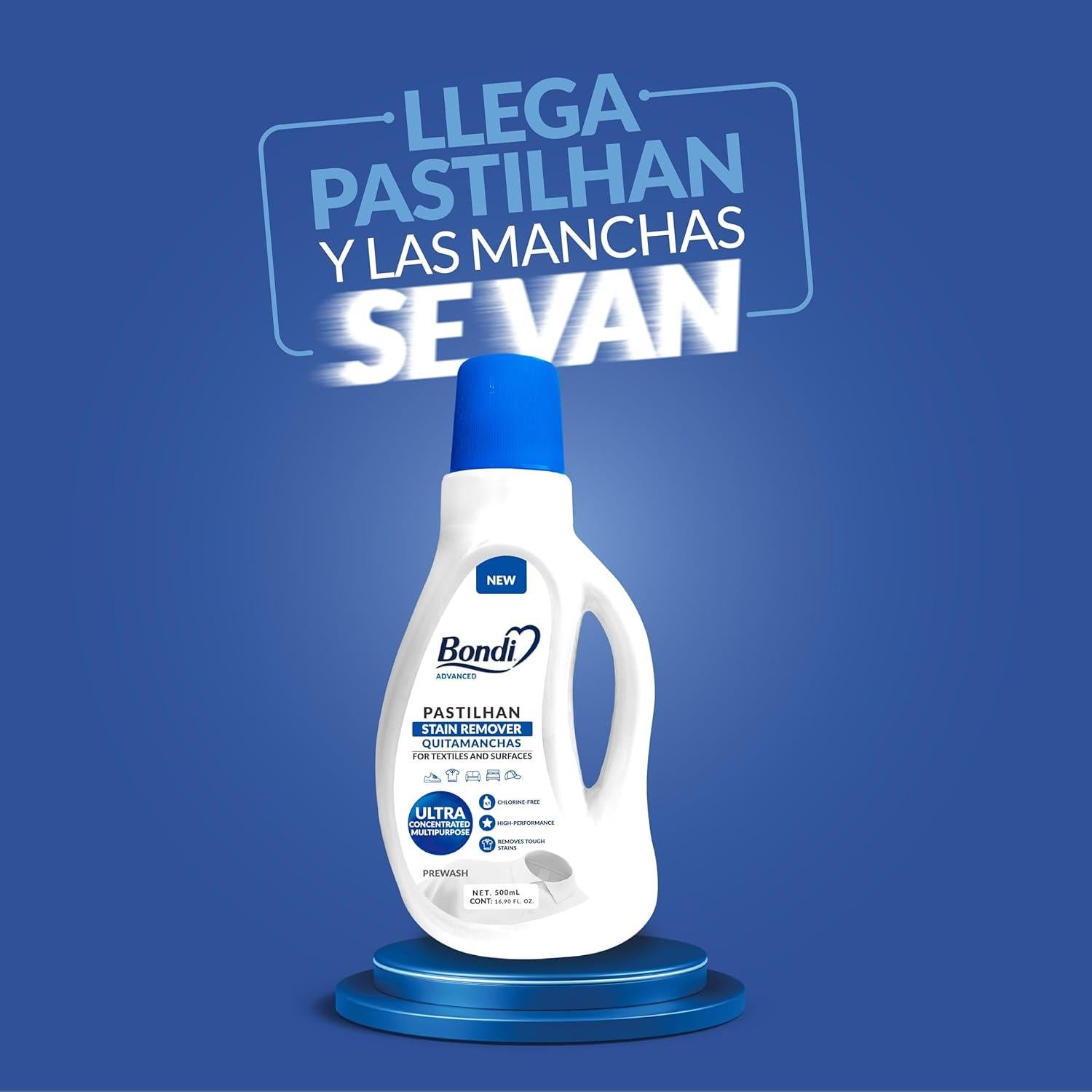 Quitamanchas Pastilhan BondiAdvanced 478 ml - Limpieza Natural