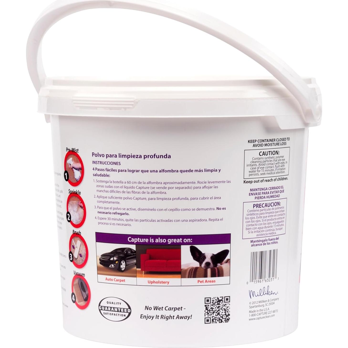 Limpiador Seco de Alfombras Capture 1.81 kg - Eliminador de Manchas