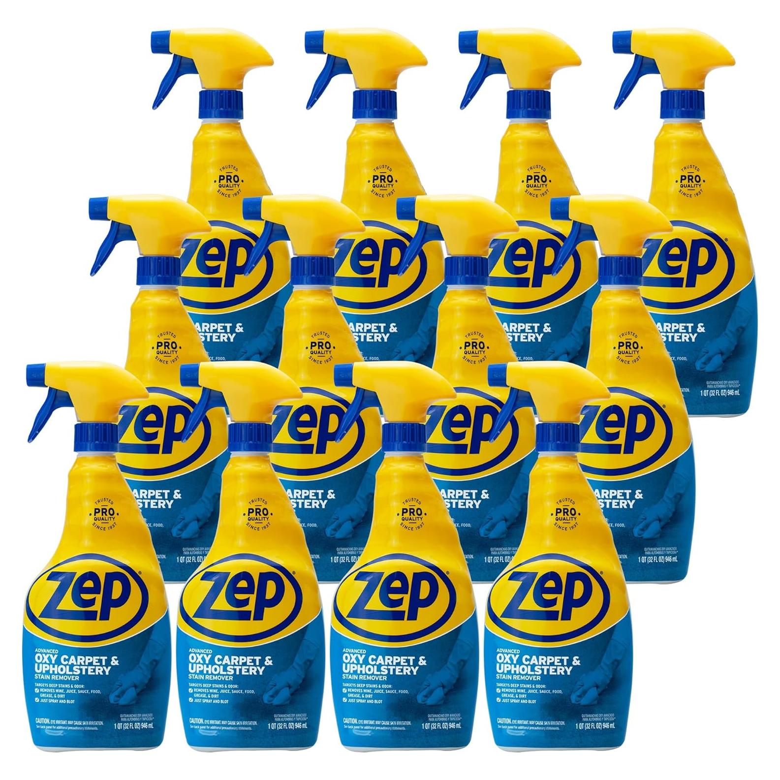 Removedor de Manchas Oxy Zep para Alfombras y Tapicería 12L