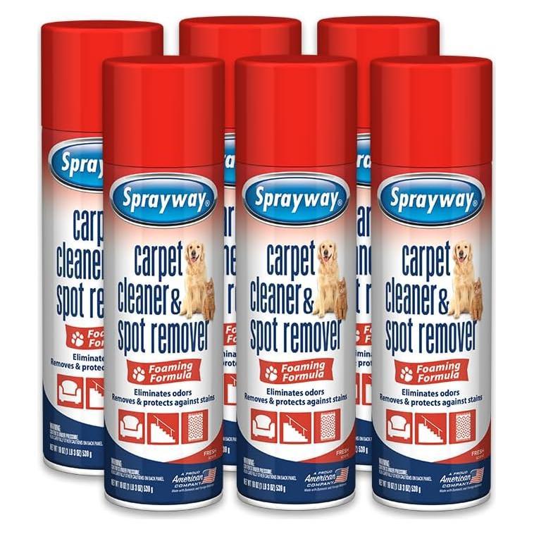 Limpiador de Alfombras Sprayway para Mascotas 6 Pack 537g