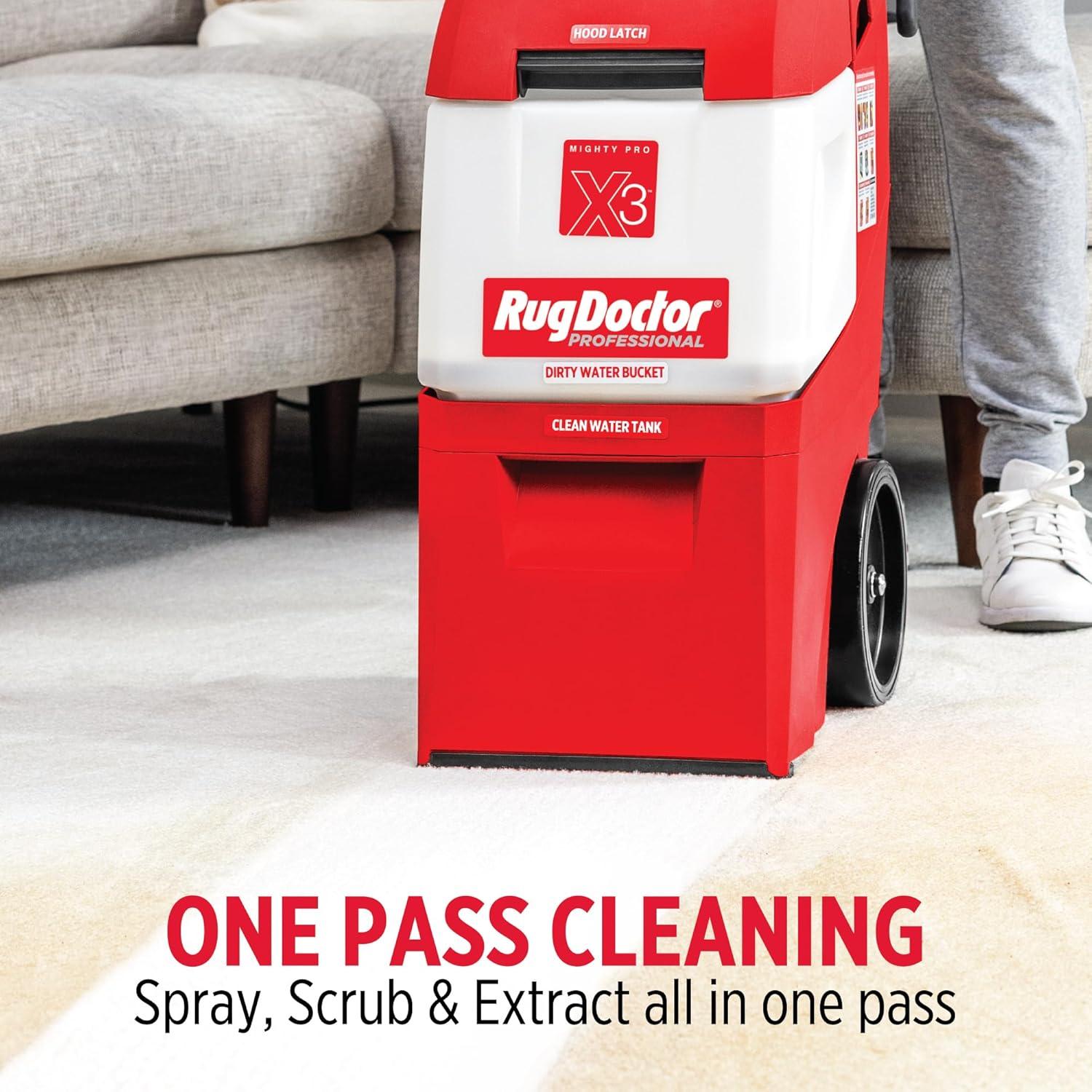 Limpiador de Alfombras Rug Doctor Mighty Pro X3 14.6L para Mascotas