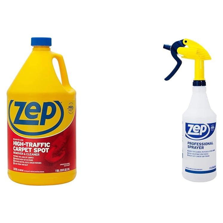 Limpiador de Alfombras Zep 3.78L + Botella 0.95L Profesional
