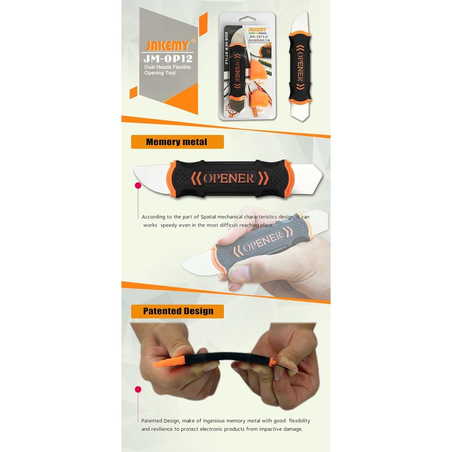 Herramienta Spudger JAKEMY para abrir dispositivos electrónicos