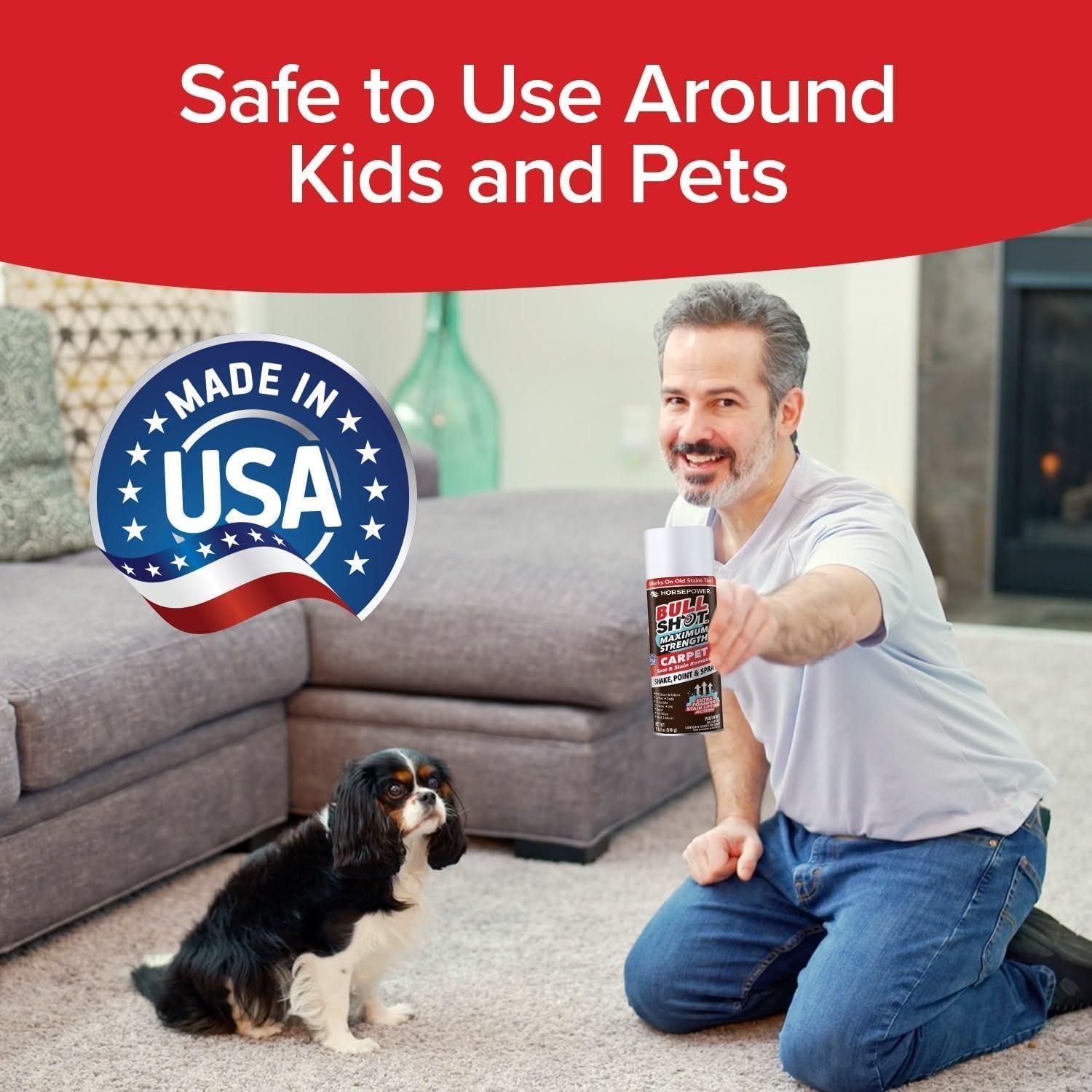 Bull Shot MAX Removedor de Manchas y Olores para Alfombra 510g