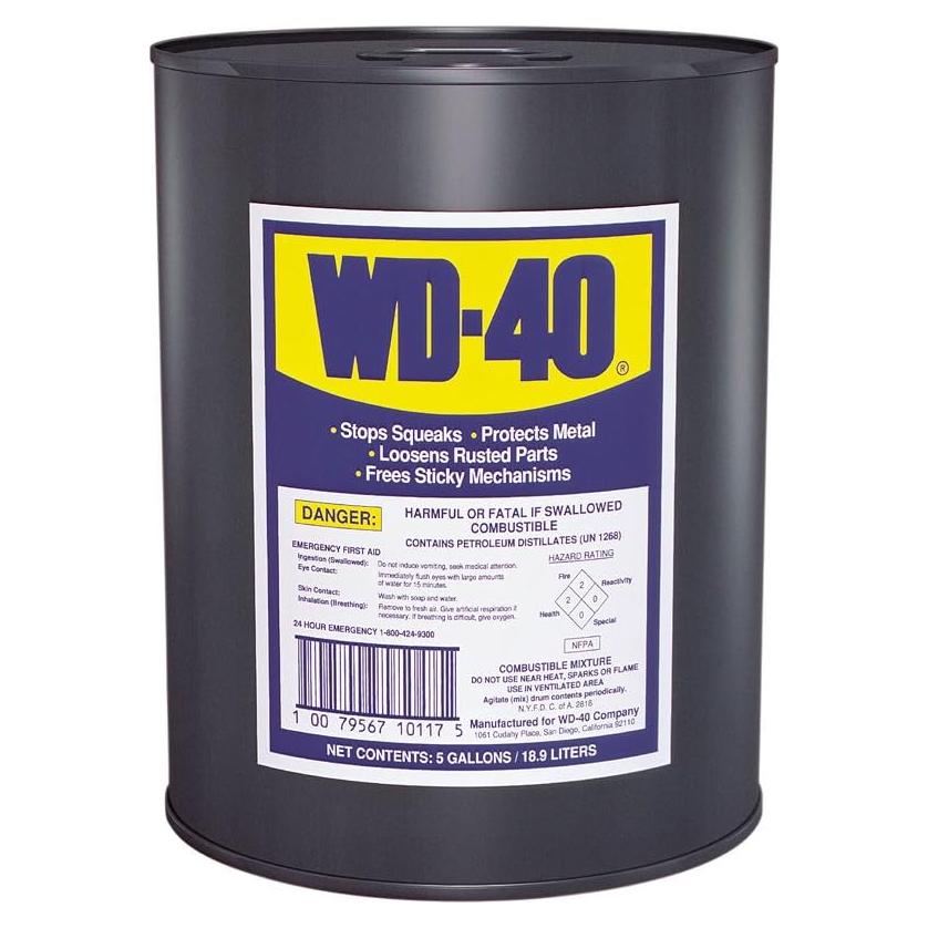 Lubricante WD-40 18.93L para Limpieza Industrial