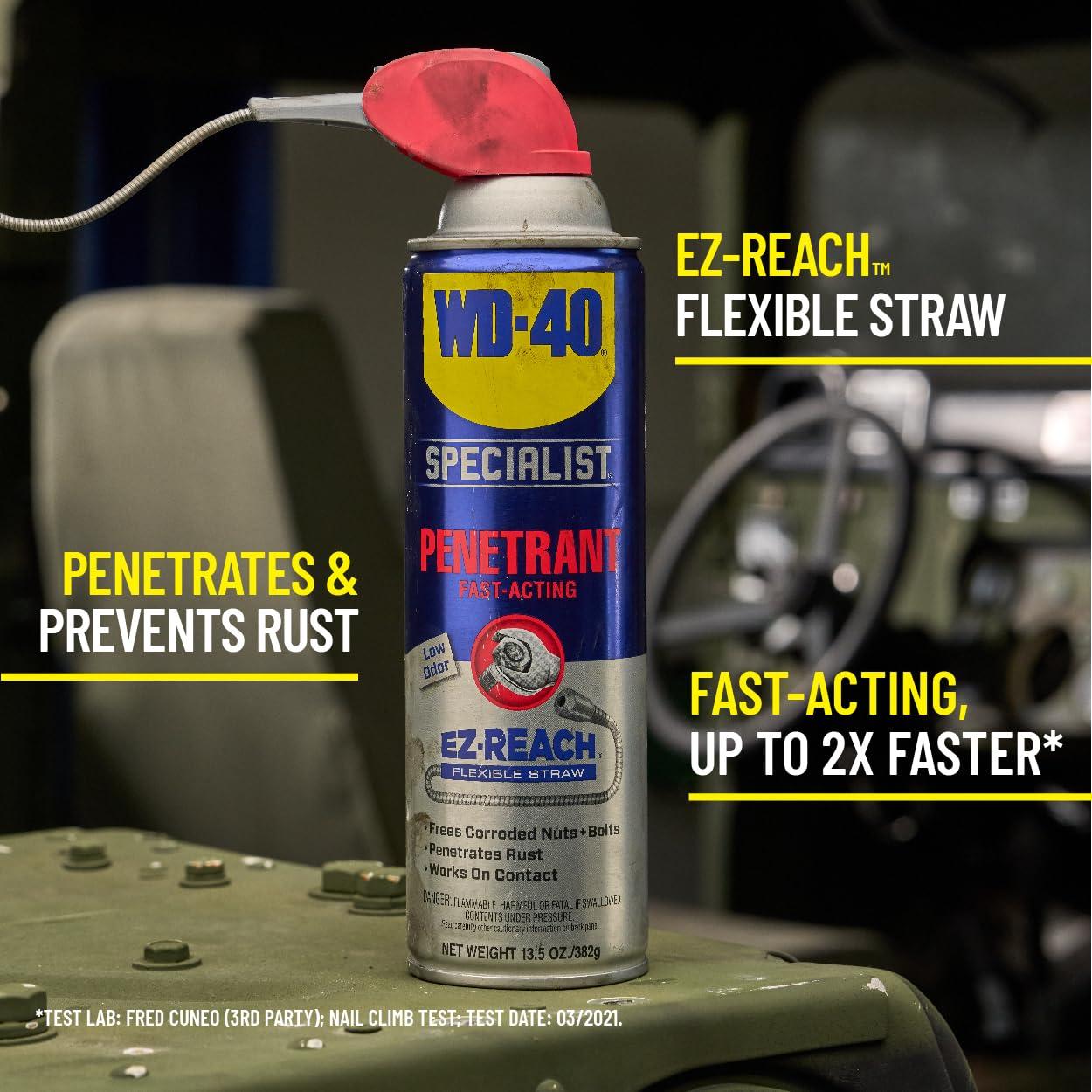 WD-40 Especialista Penetrante 382.7 g con Pajilla Flexible 20.3 cm