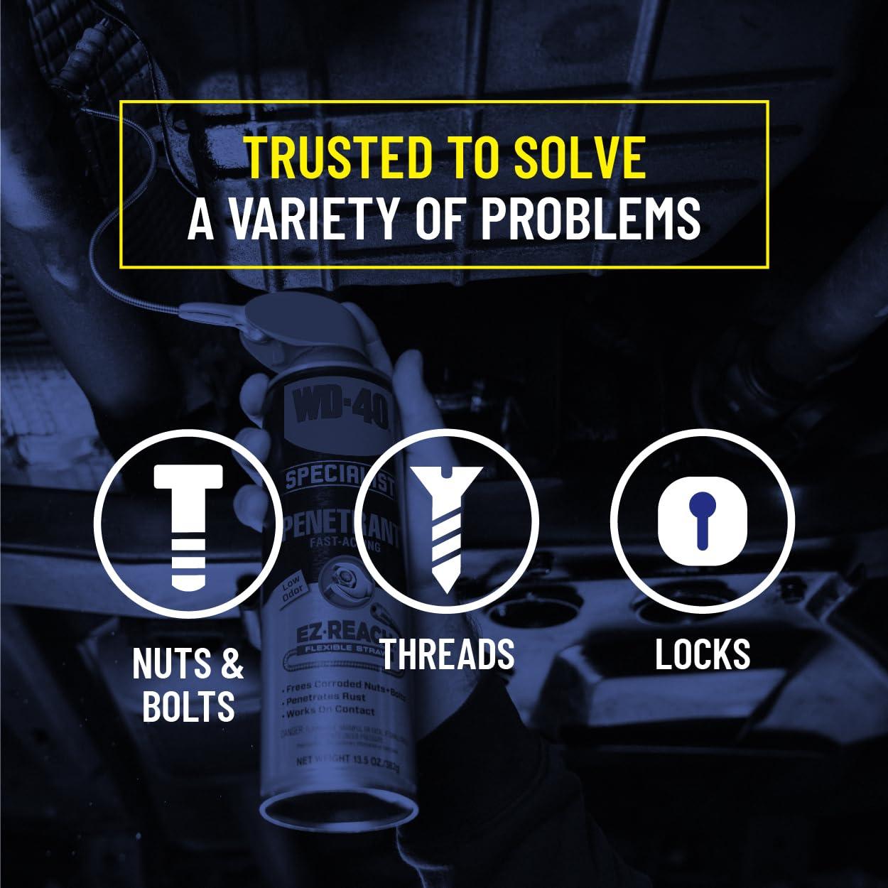 WD-40 Especialista Penetrante 382.7 g con Pajilla Flexible 20.3 cm