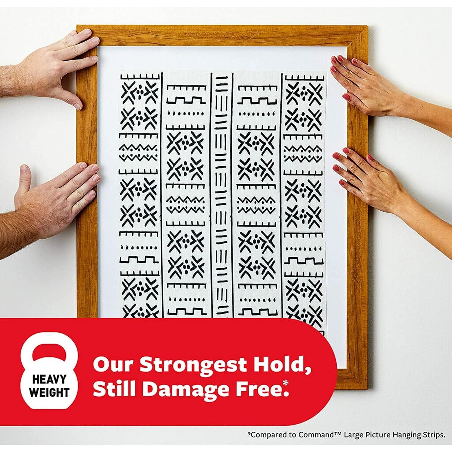 Tiras para Colgar Cuadros Command 16 Pares X-Large 9 kg