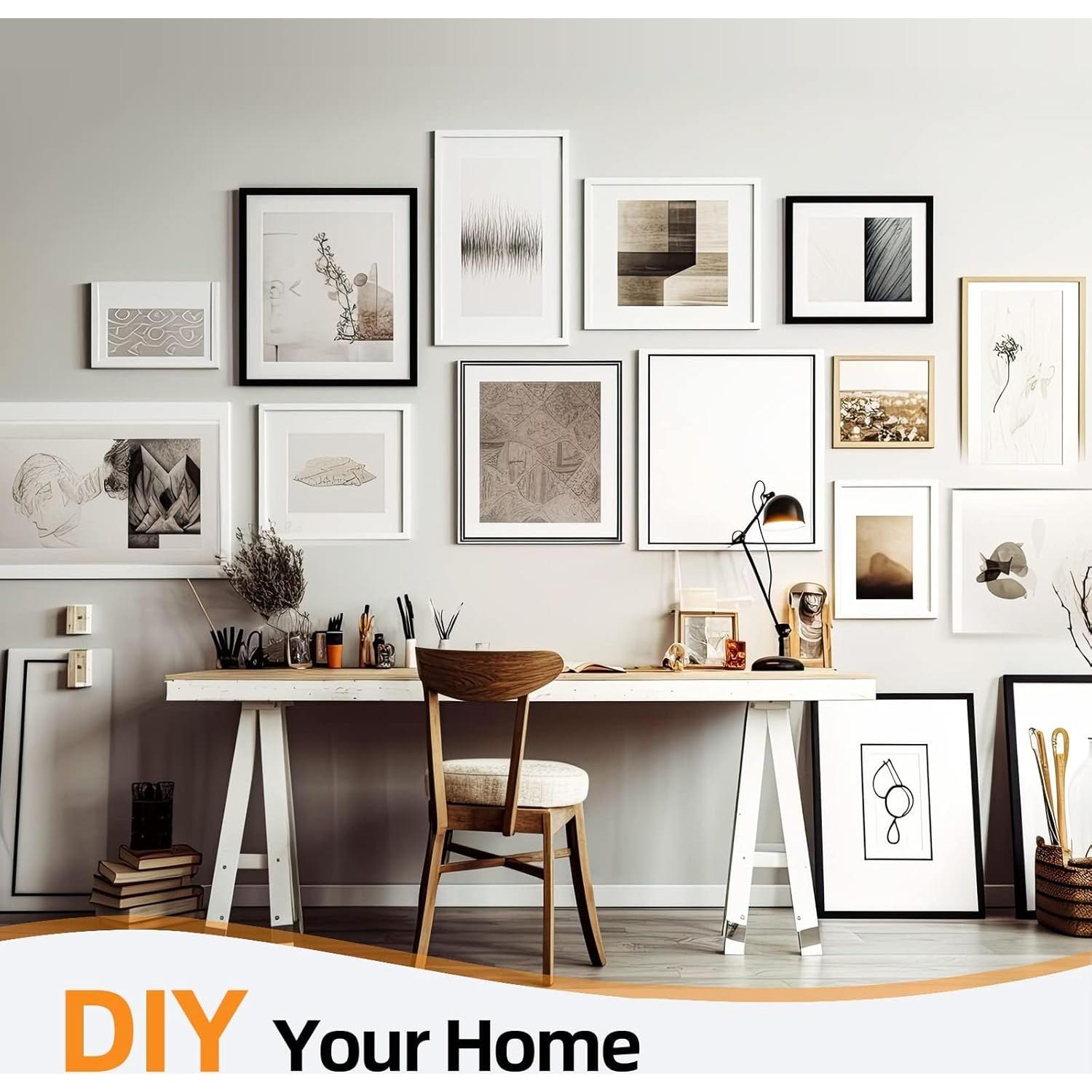 Tiras Adhesivas para Colgar Cuadros Summerbrite 20 Pares Blanco