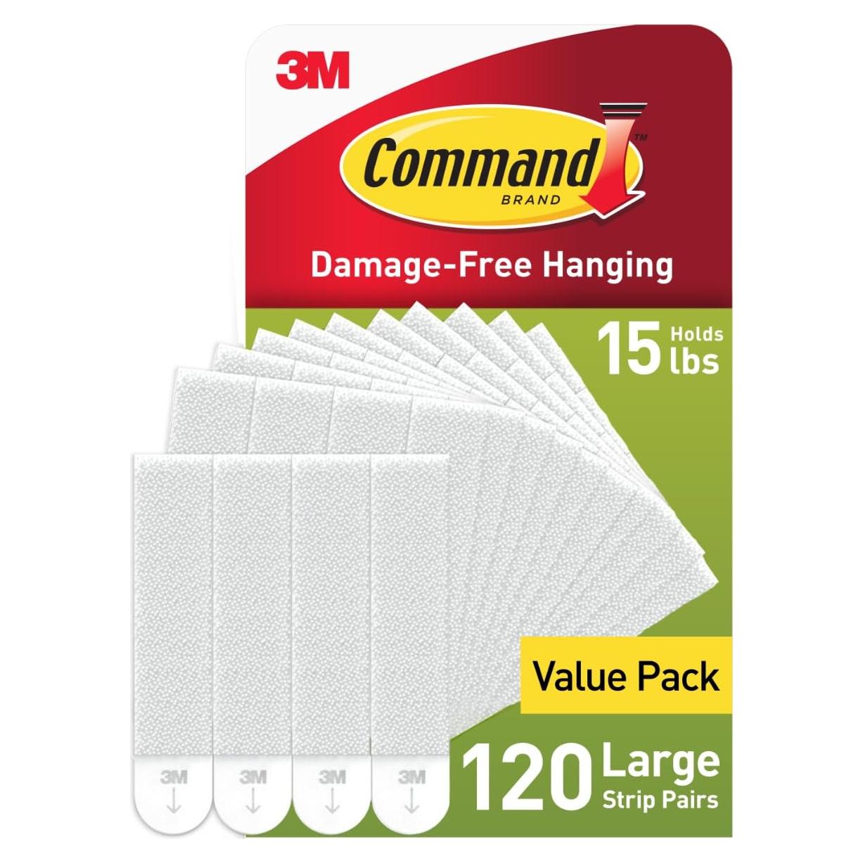 Tiras Adhesivas para Colgar Cuadros Command 120 Pares 7.26 kg