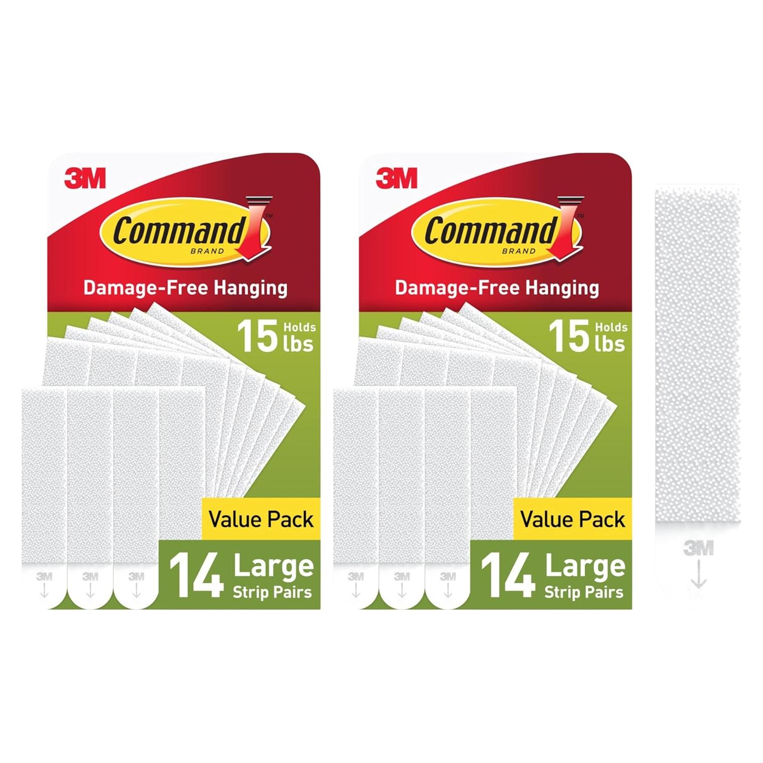 Tiras Adhesivas para Colgar Cuadros Command 28 Pares 7.26 kg