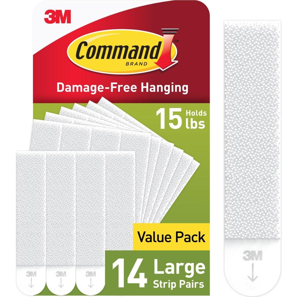 Tiras Adhesivas para Colgar Cuadros Command 28 Pares 7.26 kg