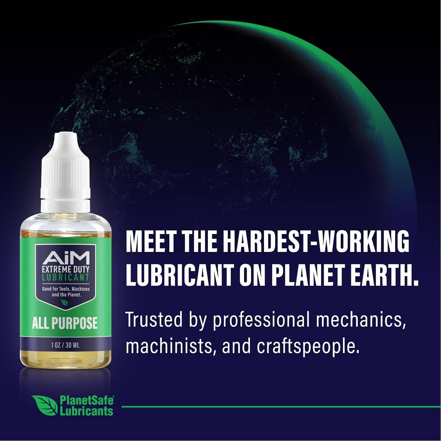 Lubricante Multiusos PlanetSafe AIM 30ml - No Tóxico y Eficaz