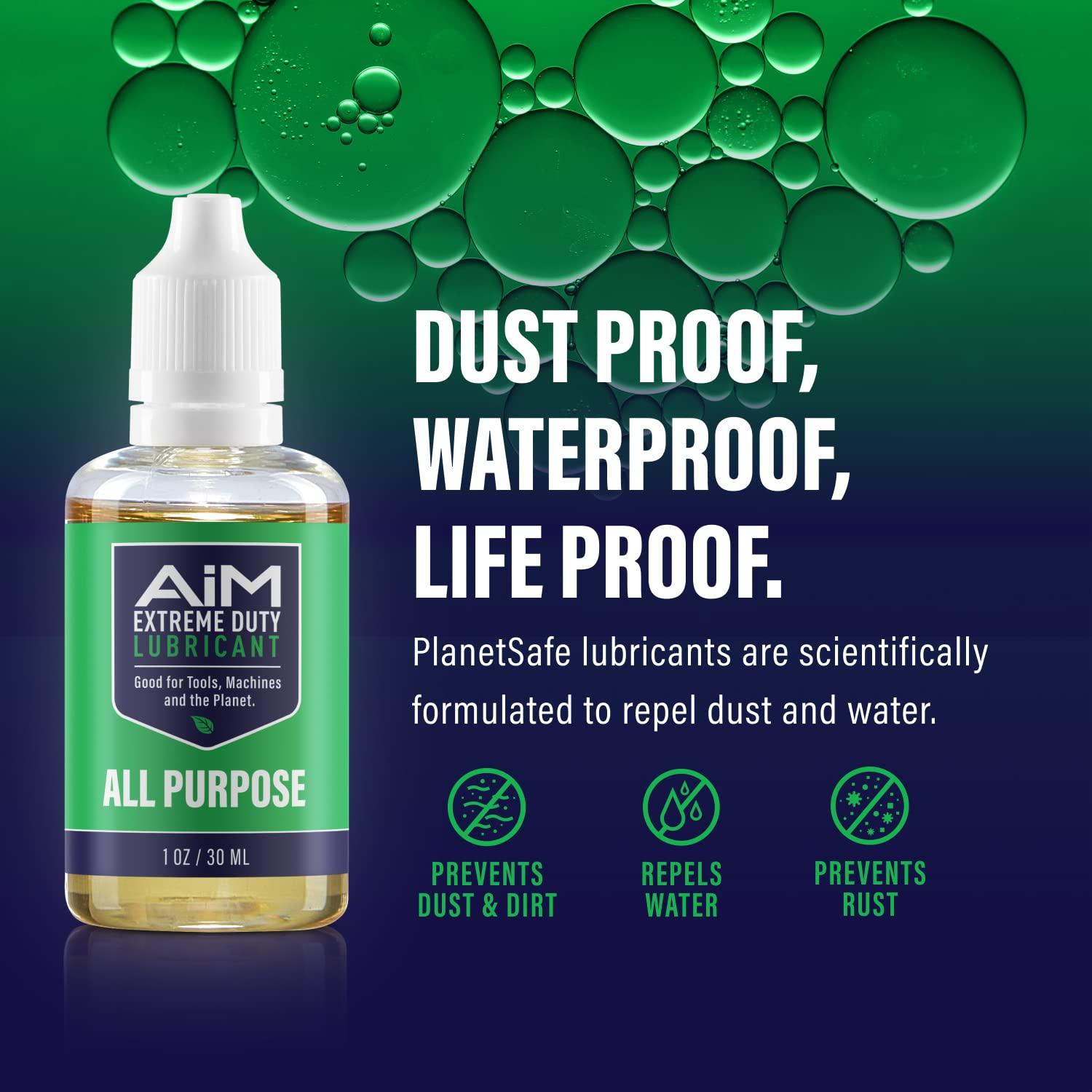 Lubricante Multiusos PlanetSafe AIM 30ml - No Tóxico y Eficaz