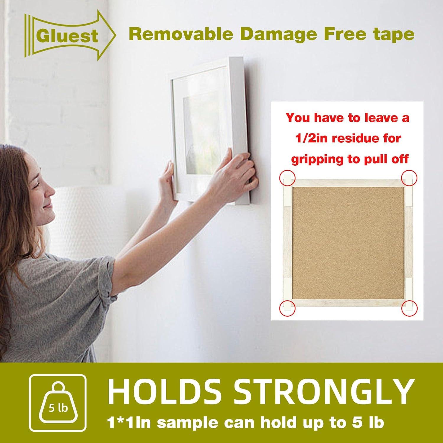 Cinta Doble Cara Removible Gluest 10mm x 6.1m Alta Resistencia