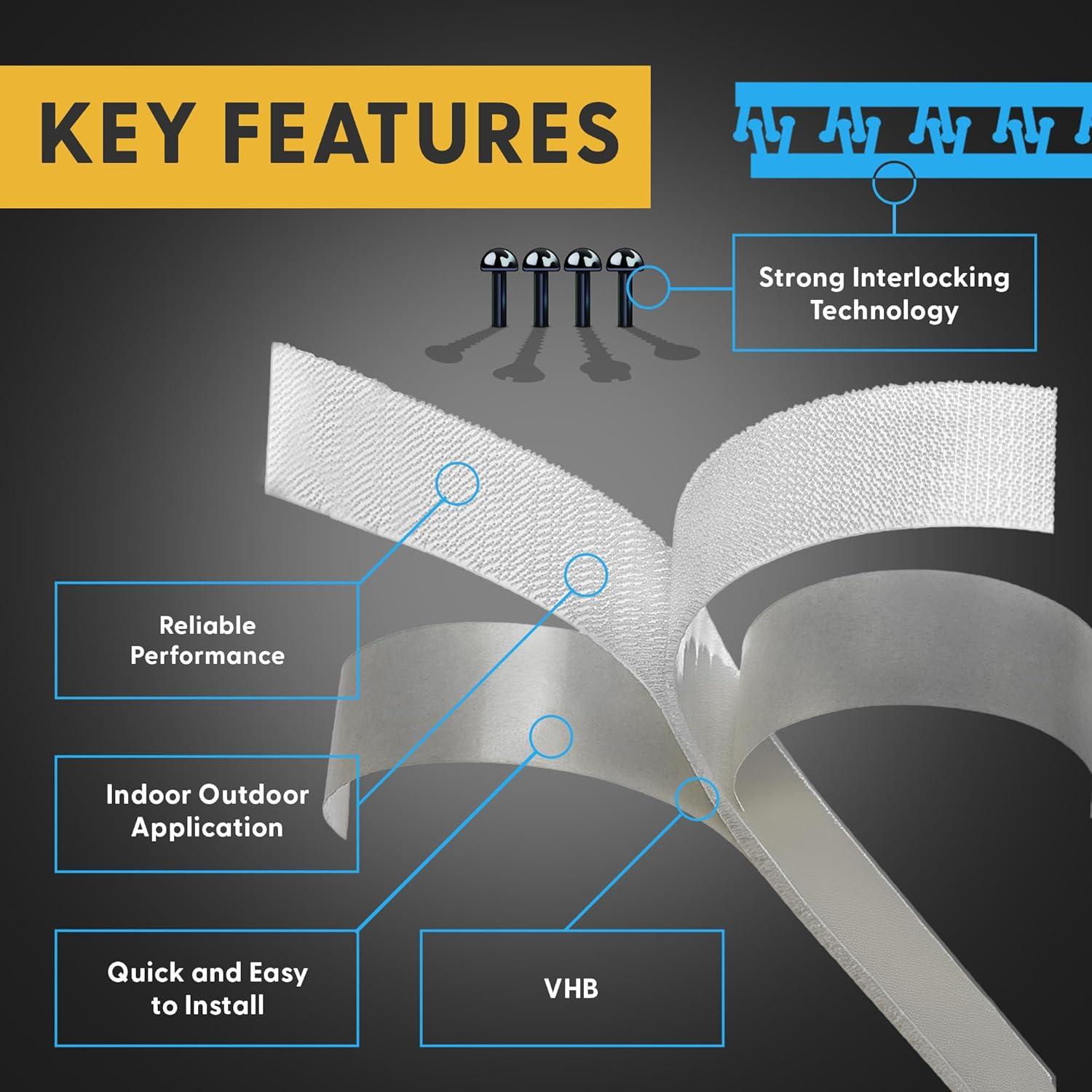 Cinta Autoadhesiva Reutilizable 3M 1" x 1.52m Impermeable