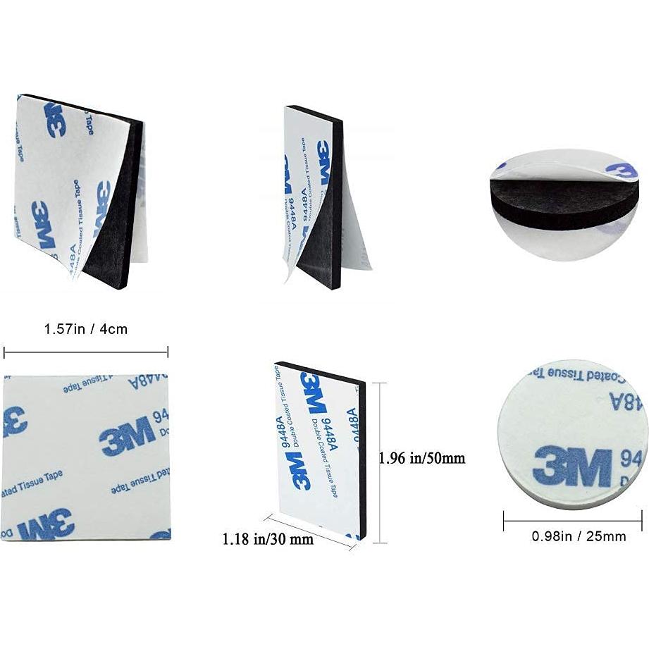 Cinta de espuma de doble cara Avando 60 piezas adhesivas